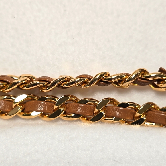 Tory Burch Marion Camel Slouchy Tote Bag - Picture 10 of 13